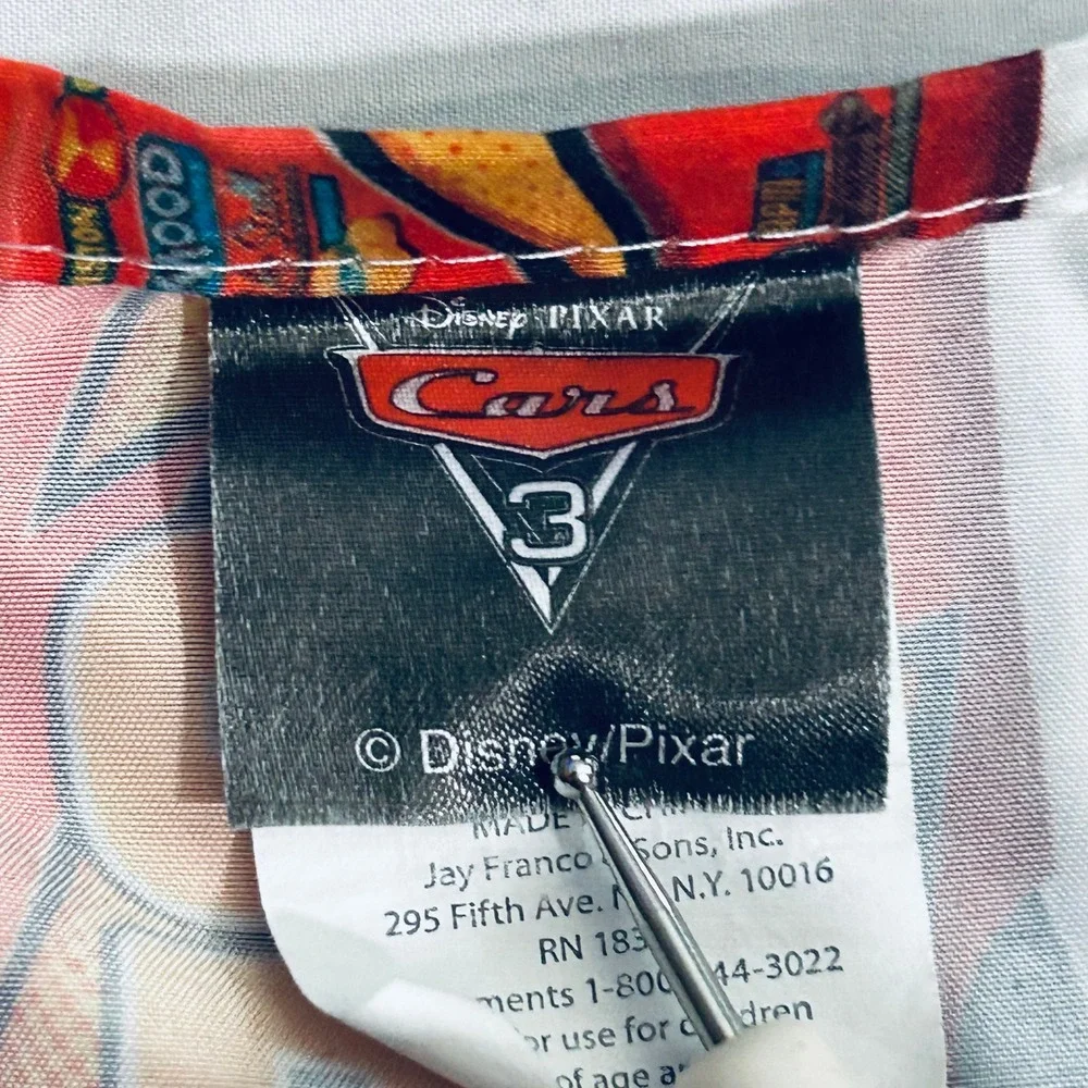 Disney Pixar Cars 3 Lightning McQueen Full Flat Sheet Fabric Jay Franco Racing